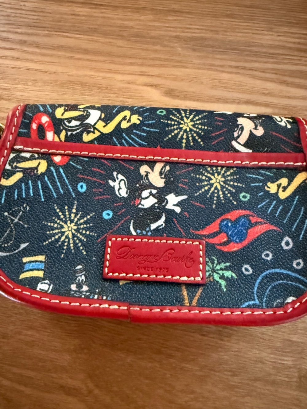 Dooney & Bourke Disney Cruise Mickey and Friends Wristlet - Picture 2 of 6